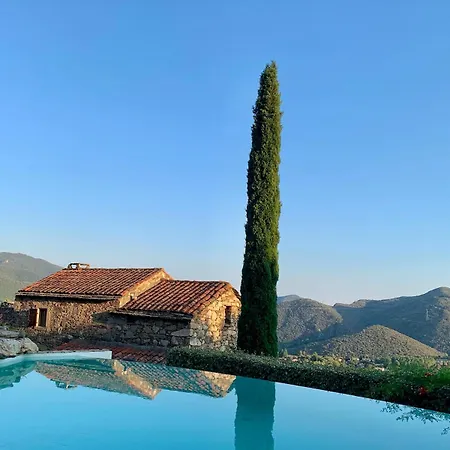 Romantic Med Chic Retreat With Pool On Gr Trail Mons (Herault)